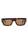 Alexander Mcqueen Occhiali Da Sole-tu Nd  Female In Brown