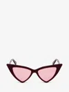 Alexander Mcqueen Alexander Mc Queen Cat Eye Sunglasses Am0518 S 003 In Burgundy/pink