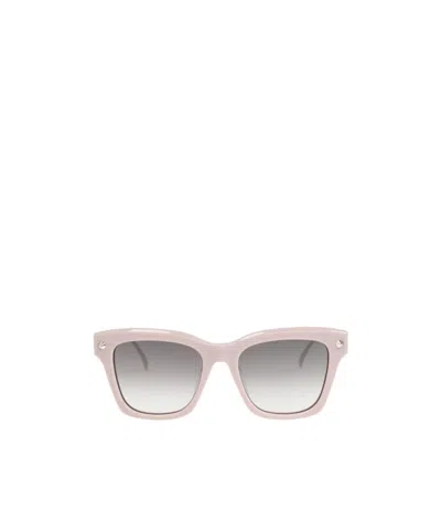 Alexander Mcqueen Spike Sunglasses In Gray