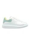 Alexander Mcqueen Oversize Leather Sneakers In White