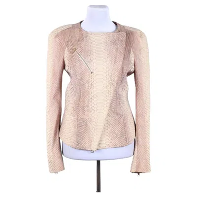 Pre-owned Alexander Mcqueen Spring/summer 2008 � Python Jacket In Beige