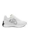 Alexander Mcqueen Sprint Runner Lace-up Sneakers In White
