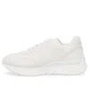 Alexander Mcqueen Sprint Runner Leather Sneakers 'beige White'