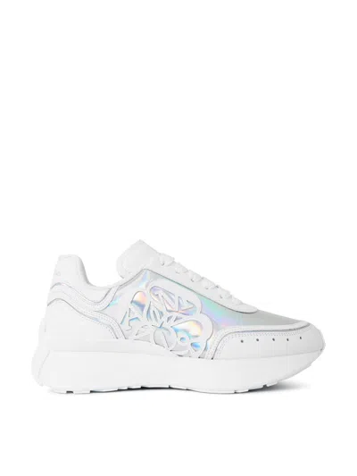 Alexander Mcqueen Sprint Runner Oversized Sneakers In White
