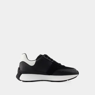 Alexander Mcqueen Sprint Runner Sneakers -  - Leather - Black