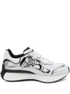 Alexander Mcqueen Sprint Runner Leather-trimmed Sneakers In White
