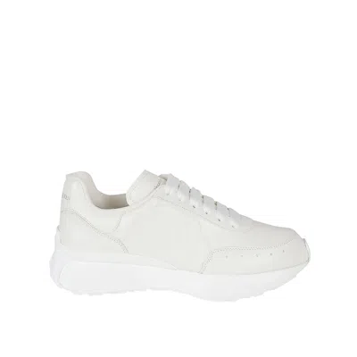 Alexander Mcqueen Sprint Runner Sneakers Men In White