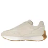 Alexander Mcqueen Sprint Runner Low-top Sneakers In Neutral