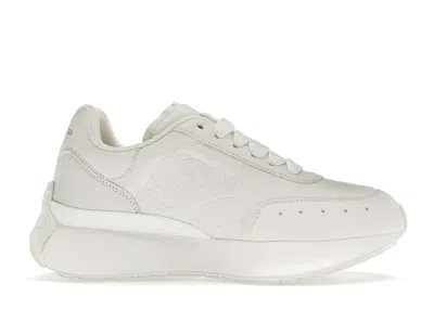 Pre-owned Alexander Mcqueen Sprint Runner (women's) Sneakers In White