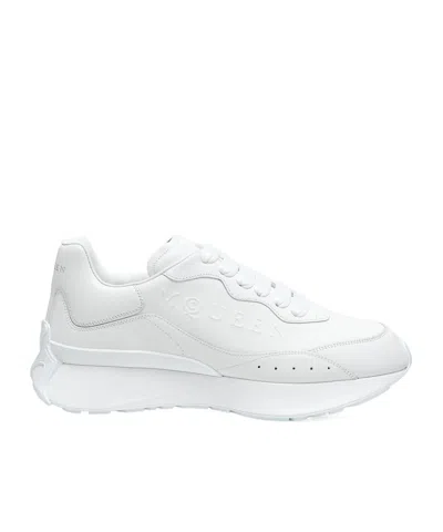 ALEXANDER MCQUEEN ALEXANDER MCQUEEN LOGO-EMBOSSED CHUNKY SNEAKERS