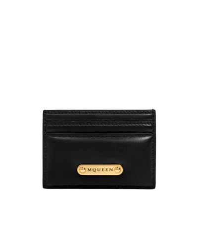 ALEXANDER MCQUEEN ALEXANDER MCQUEEN LOGO PLAQUE CARD CASE