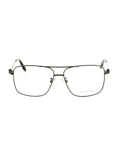 Pre-owned Alexander Mcqueen Square Eyeglasses