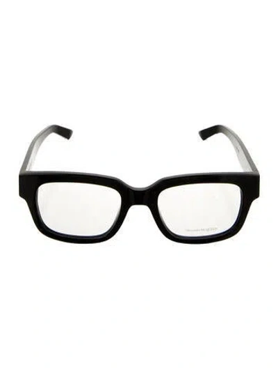 Pre-owned Alexander Mcqueen Square Eyeglasses W/ Tags In Black