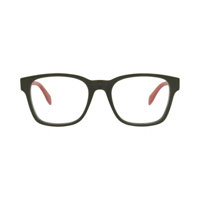 Pre-owned Alexander Mcqueen Square-frame Acetate Optical Frames 'green Transparent' | Men's Size Onesize