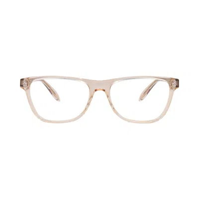 Pre-owned Alexander Mcqueen Square-frame Acetate Optical Frames 'nude Transparent' | Cream | Men's Size Onesiz In White