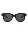 Alexander Mcqueen Square-frame Acetate Sunglasses In Black