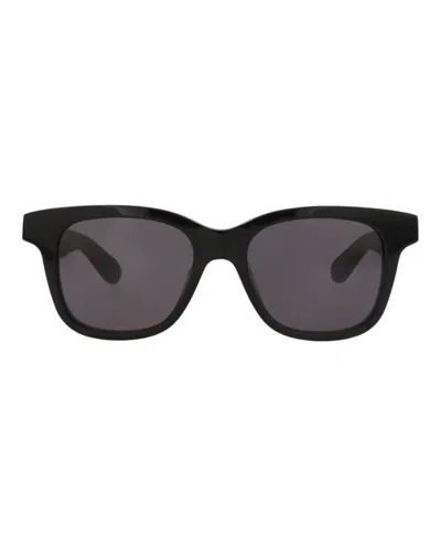 Alexander Mcqueen Square-frame Acetate Sunglasses In Black