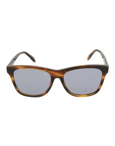 Alexander Mcqueen Square-frame Acetate Sunglasses Sunglasses Yellow Size 54 Acetate