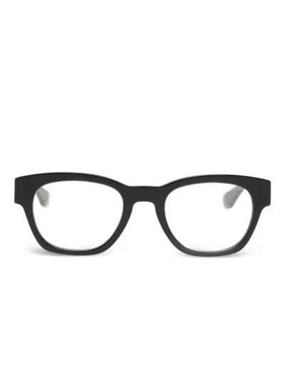 Alexander Mcqueen Square-frame Glasses In Black