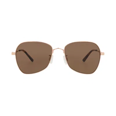 Pre-owned Alexander Mcqueen Square Frame Metal Sunglasses 'gold/brown' | Men's Size Onesize