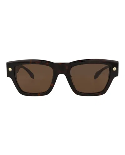 Alexander Mcqueen Square-frame Recycled Acetate Sunglasses