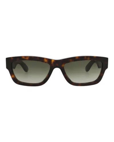 Alexander Mcqueen Square-frame Recycled Acetate Sunglasses In Black