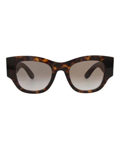 Alexander Mcqueen Square-frame Recycled Acetate Sunglasses In Black