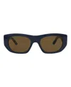 Alexander Mcqueen Square-frame Recycled Acetate Sunglasses In Brown