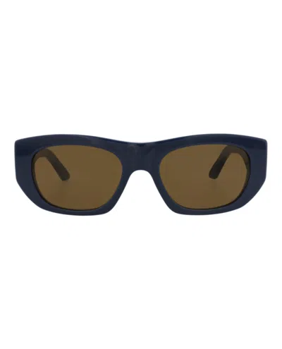 Alexander Mcqueen Square-frame Recycled Acetate Sunglasses In Brown