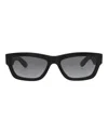 Alexander Mcqueen Square-frame Recycled Acetate Sunglasses In Gray