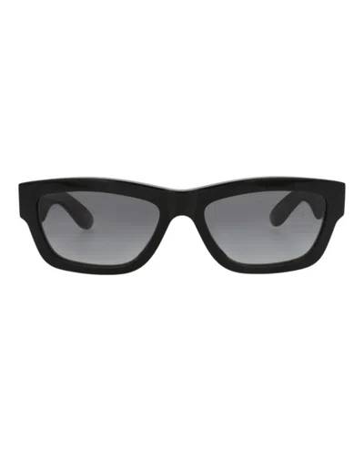 Alexander Mcqueen Square-frame Recycled Acetate Sunglasses In Gray