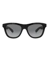 Alexander Mcqueen Square-frame Recycled Acetate Sunglasses In Gray