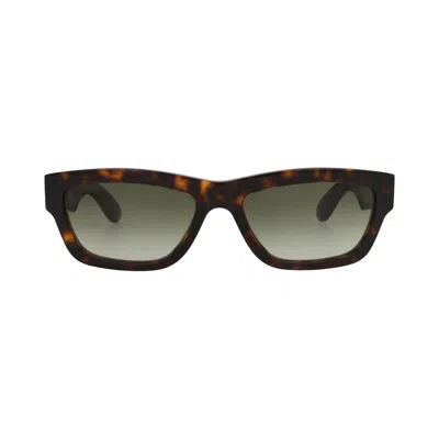 Pre-owned Alexander Mcqueen Square-frame Recycled Acetate Sunglasses 'havana Green' | Multi-color | Men's Size