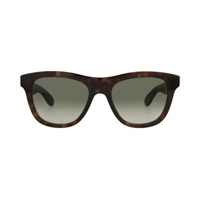 Pre-owned Alexander Mcqueen Square-frame Recycled Acetate Sunglasses 'havana Green' | Multi-color | Men's Size