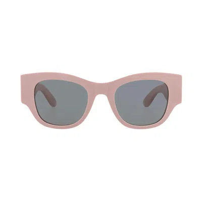 Pre-owned Alexander Mcqueen Square-frame Recycled Acetate Sunglasses 'pink Grey' | Multi-color | Women's Size