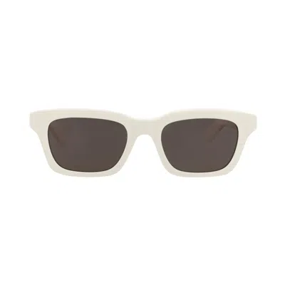 Pre-owned Alexander Mcqueen Square-frame Recycled Acetate Sunglasses 'white Grey' | Multi-color | Men's Size O