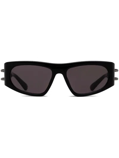 Alexander Mcqueen Square-frame Sunglasses In Black