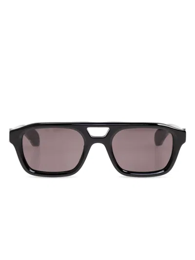 Alexander Mcqueen Square-frame Sunglasses In Black