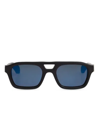 Alexander Mcqueen Square-frame Sunglasses In Black