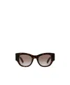 Alexander Mcqueen Square Frame Sunglasses In Black