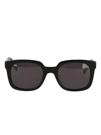Alexander Mcqueen Square-frame Sunglasses In Black