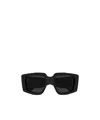 Alexander Mcqueen Square-frame Sunglasses In Black