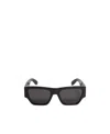 Alexander Mcqueen Square-frame Sunglasses In Black