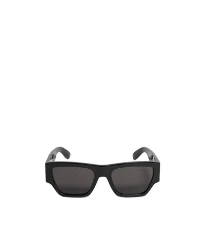 Alexander Mcqueen Square-frame Sunglasses In Black