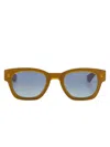 Alexander Mcqueen Square-frame Sunglasses In Brown
