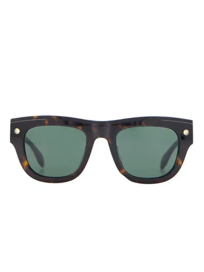 ALEXANDER MCQUEEN SQUARE FRAME SUNGLASSES