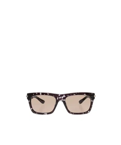 Alexander Mcqueen Square-frame Sunglasses In Nude