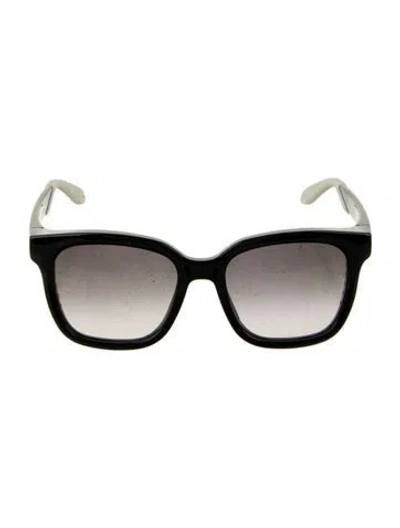 Pre-owned Alexander Mcqueen Square Gradient Sunglasses In Black