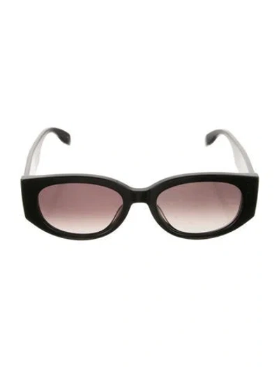 Pre-owned Alexander Mcqueen Square Gradient Sunglasses In Black