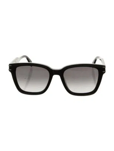 Pre-owned Alexander Mcqueen Square Gradient Sunglasses In Black